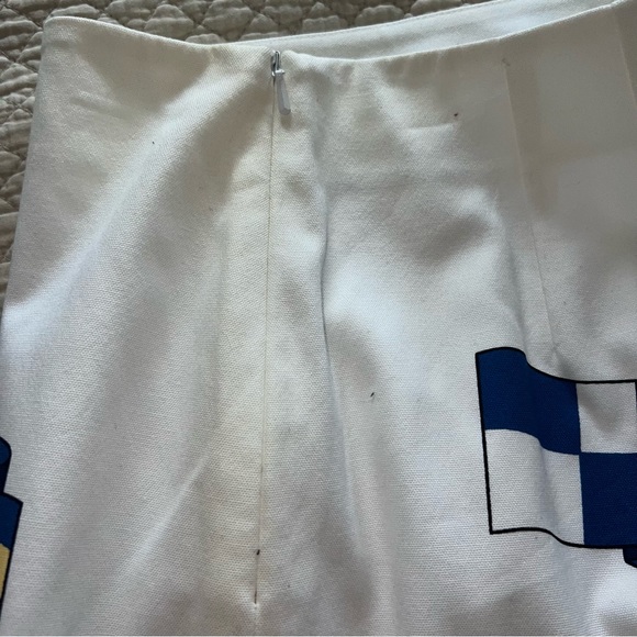Talbots skirt with Nautical Flag print. Size 16 Petite. - Picture 6 of 6